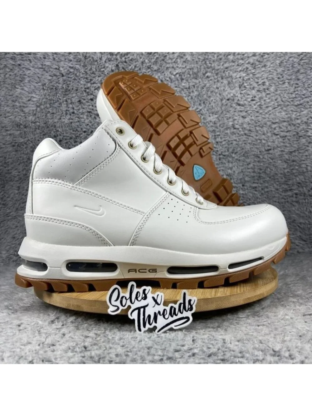 Nike Air Max ACG Goadome Size 10.5 Men Leather Boot White Gum FZ1314-100